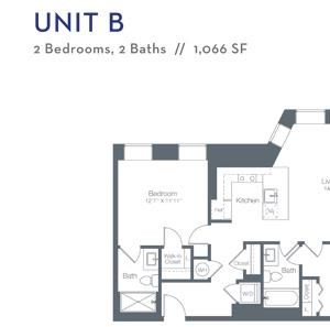 2 Bedroom 2 Bath B 2 Bedroom 2 Bath B
